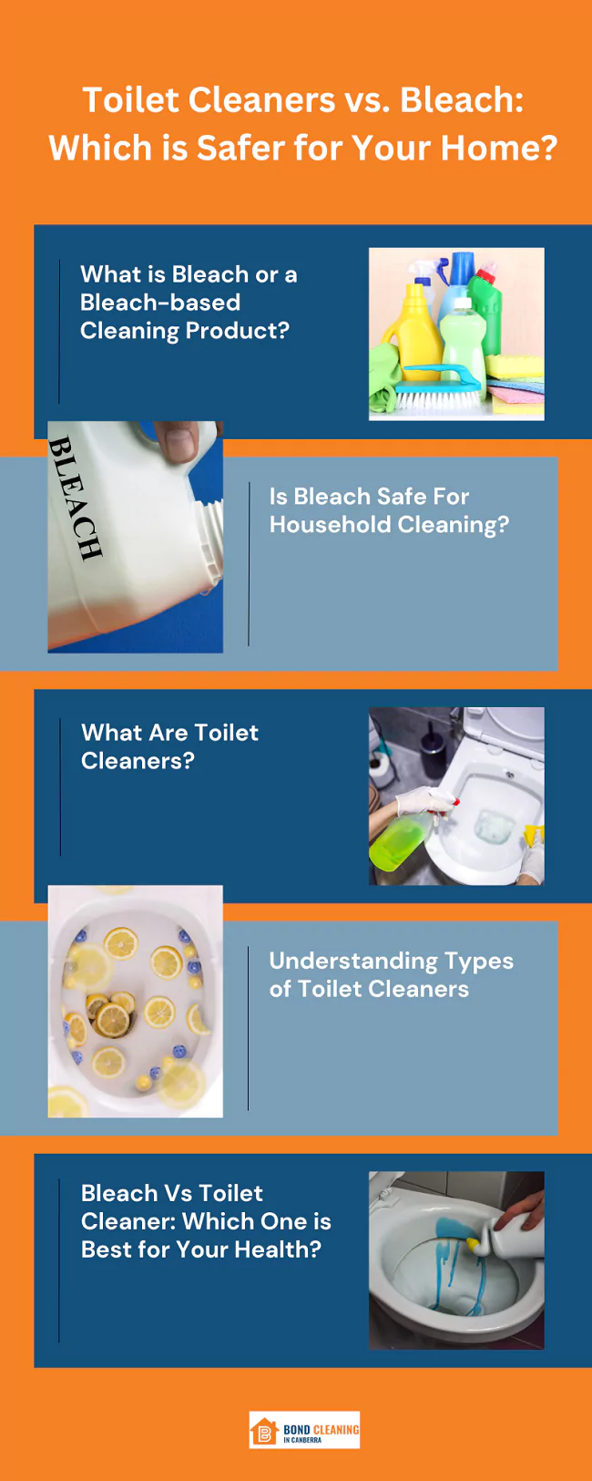 choose between toilet cleaner and beach