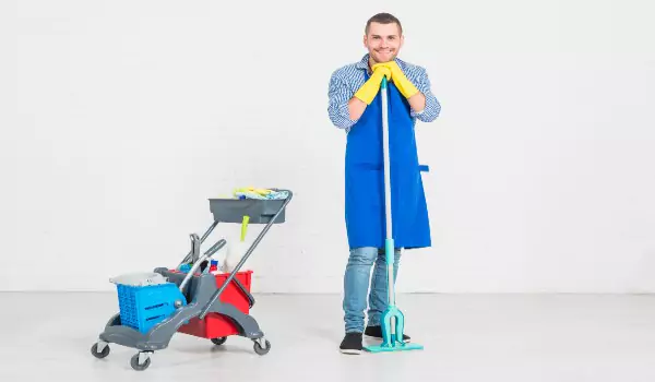 Professionals Bring Necessary Cleaning Tools