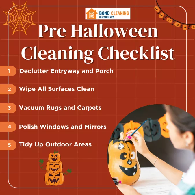 Pre Halloween Cleaning Checklist