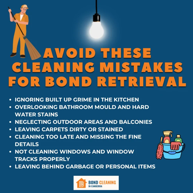 Avoid These Cleaning Mistakes For Bond Retrieval