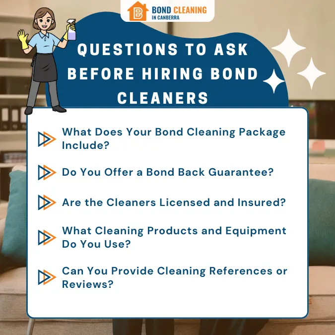 Questions To Ask Before Hiring Bond Cleaners